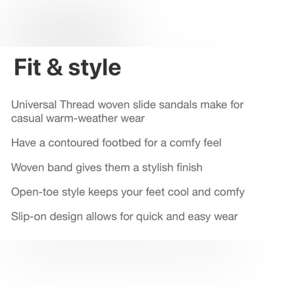 Women's Polly Woven Slide Sandals - Universal Thread™ Assorted Reds 8.5 - Picture 3 of 8